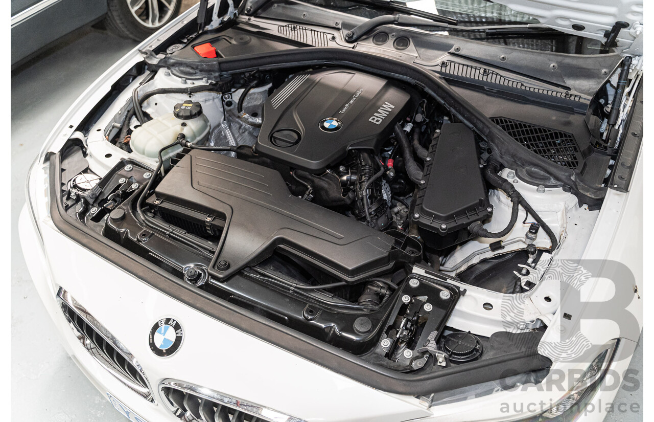 7/2016 BMW 220d M Sport F22 MY16 2d Coupe Mineral White Metallic Turbo 2.0L
