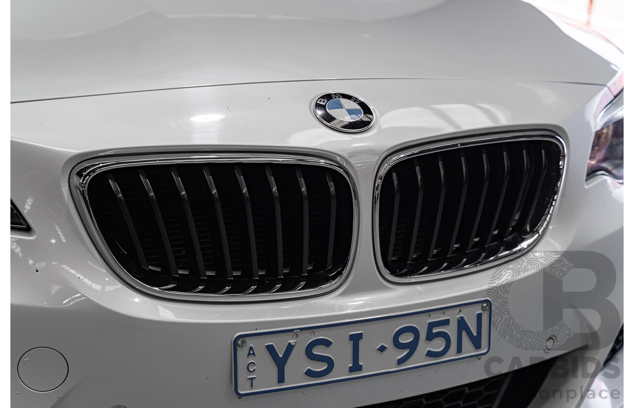 7/2016 BMW 220d M Sport F22 MY16 2d Coupe Mineral White Metallic Turbo 2.0L