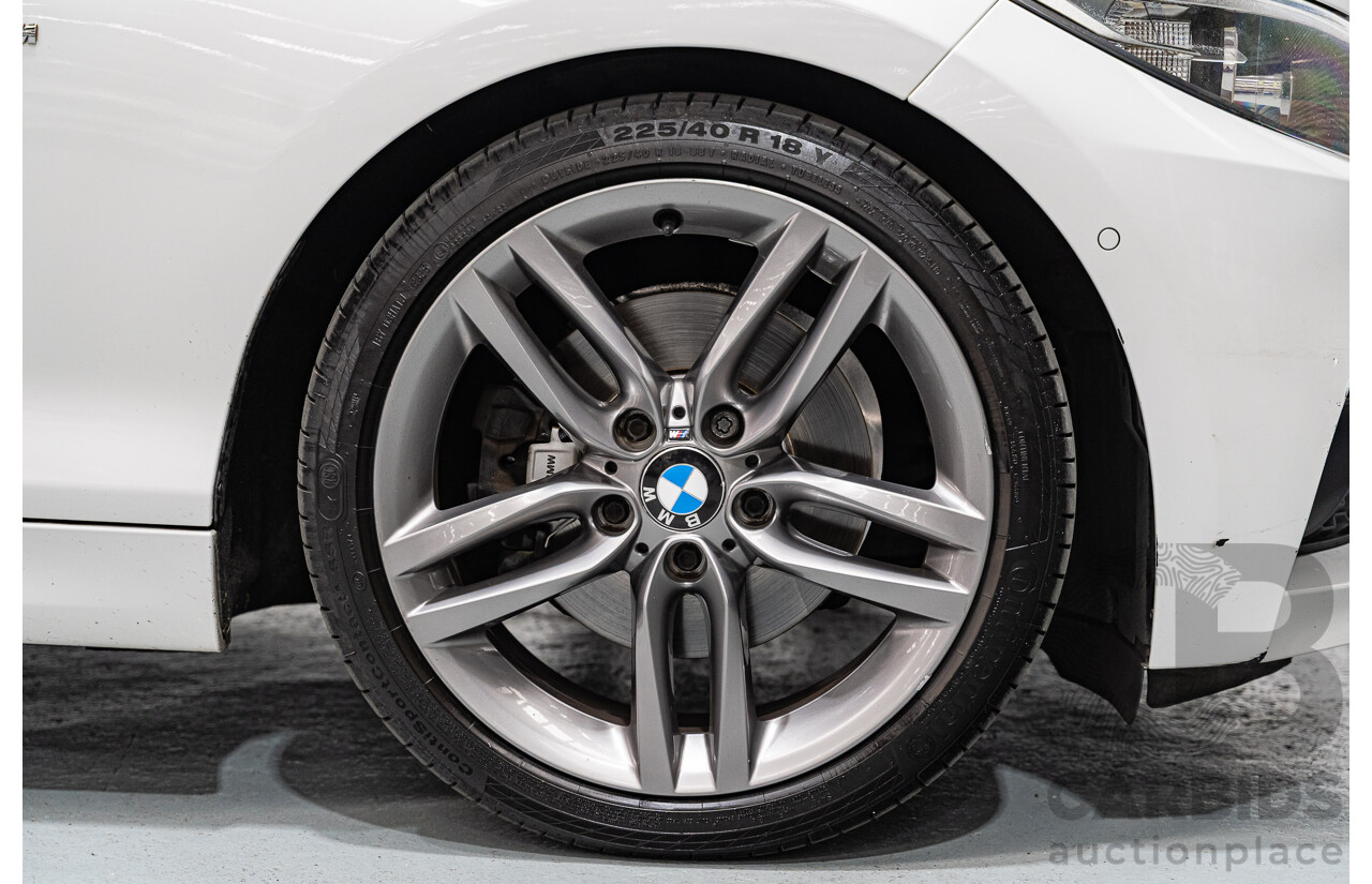 7/2016 BMW 220d M Sport F22 MY16 2d Coupe Mineral White Metallic Turbo 2.0L