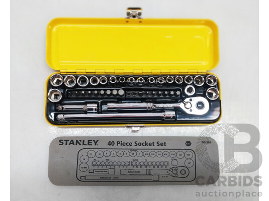 Stanley 40 Piece Socket Set