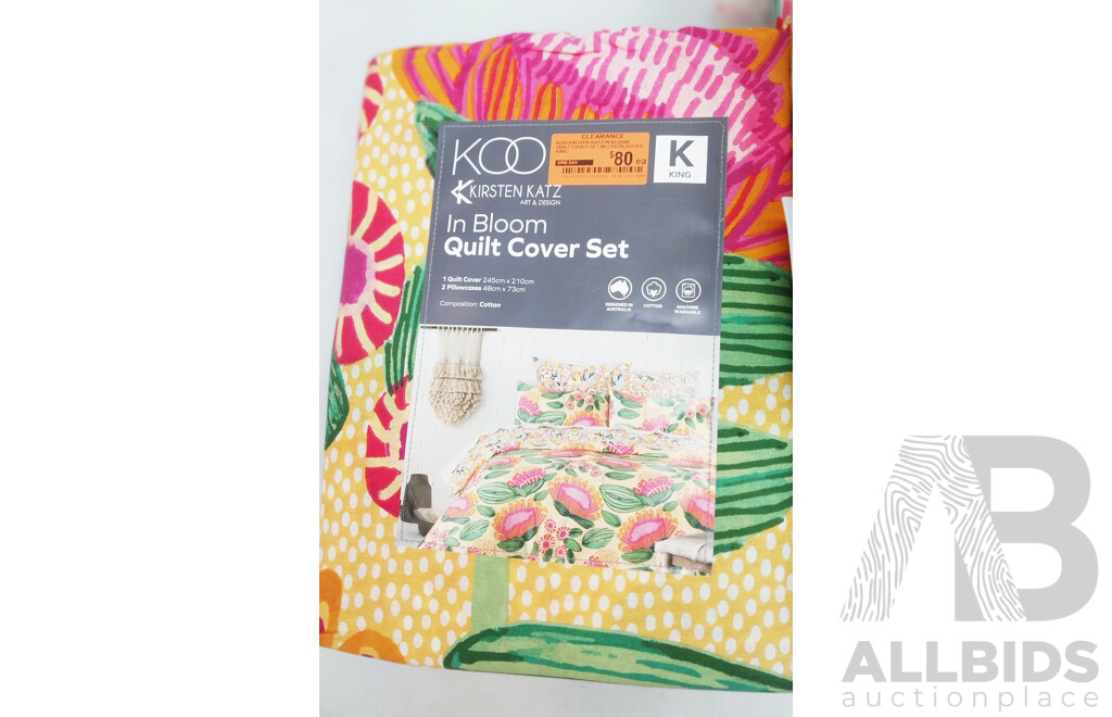 Lot of Three Bedding Sets