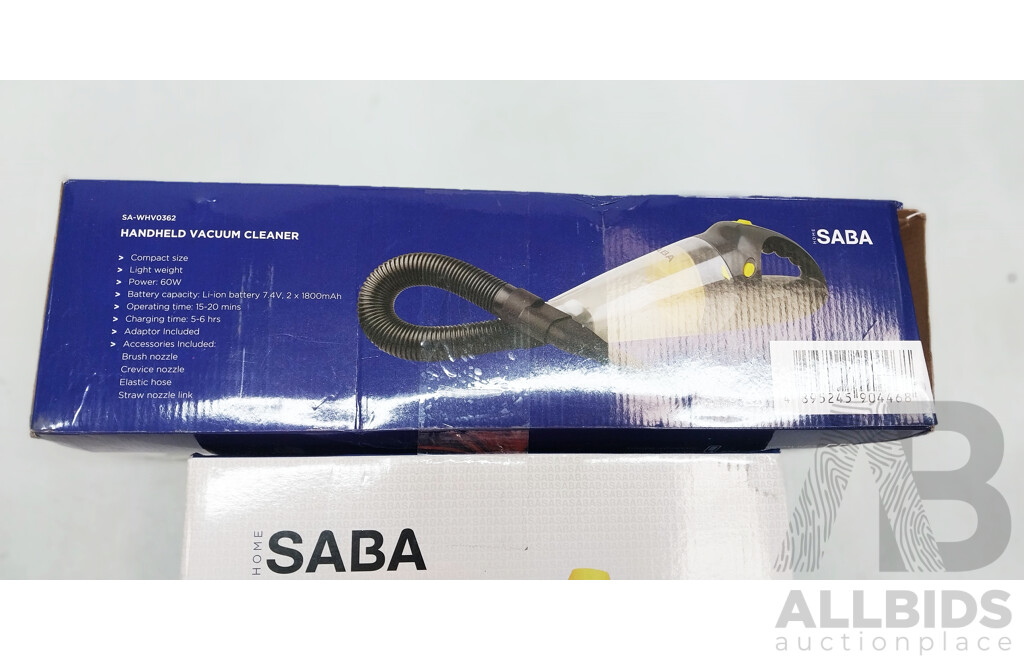 Saba Handheld Vacumm Cleaner & Steam Cleaner