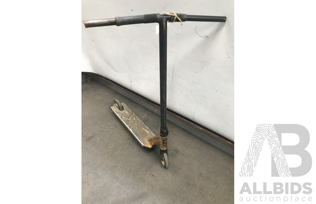 Black and Gold Scooter