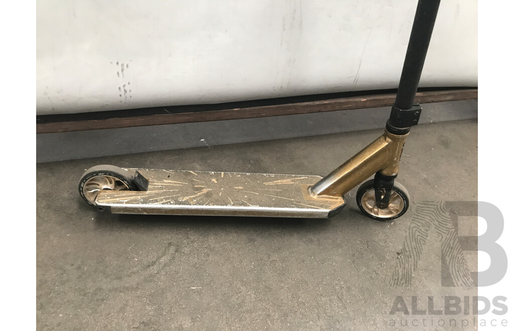 Black and Gold Scooter