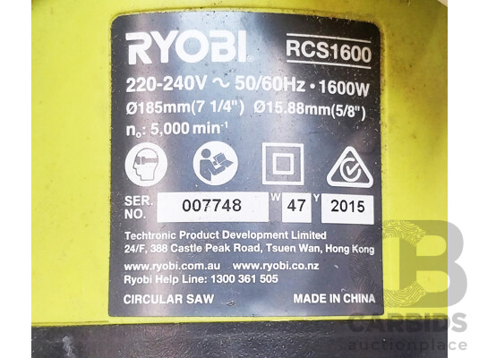 Ryobi RCS1600 Circular Saw