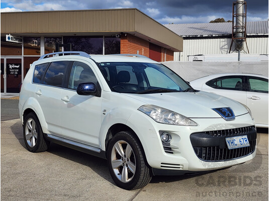 03/2010 Peugeot 4007 SV (7 Seat) 4d Wagon White 2.2L