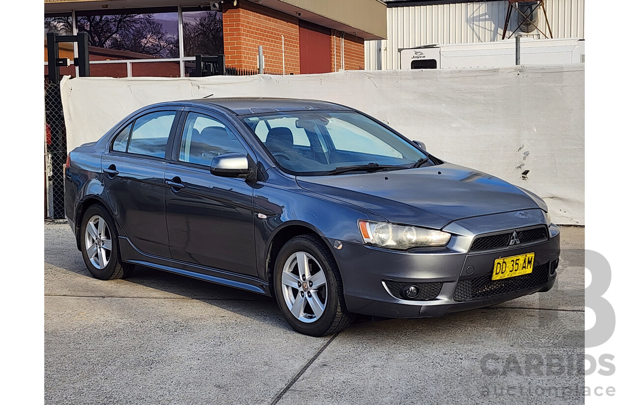 10/2008 Mitsubishi Lancer VR CJ MY09 4d Sedan Grey 2.0L