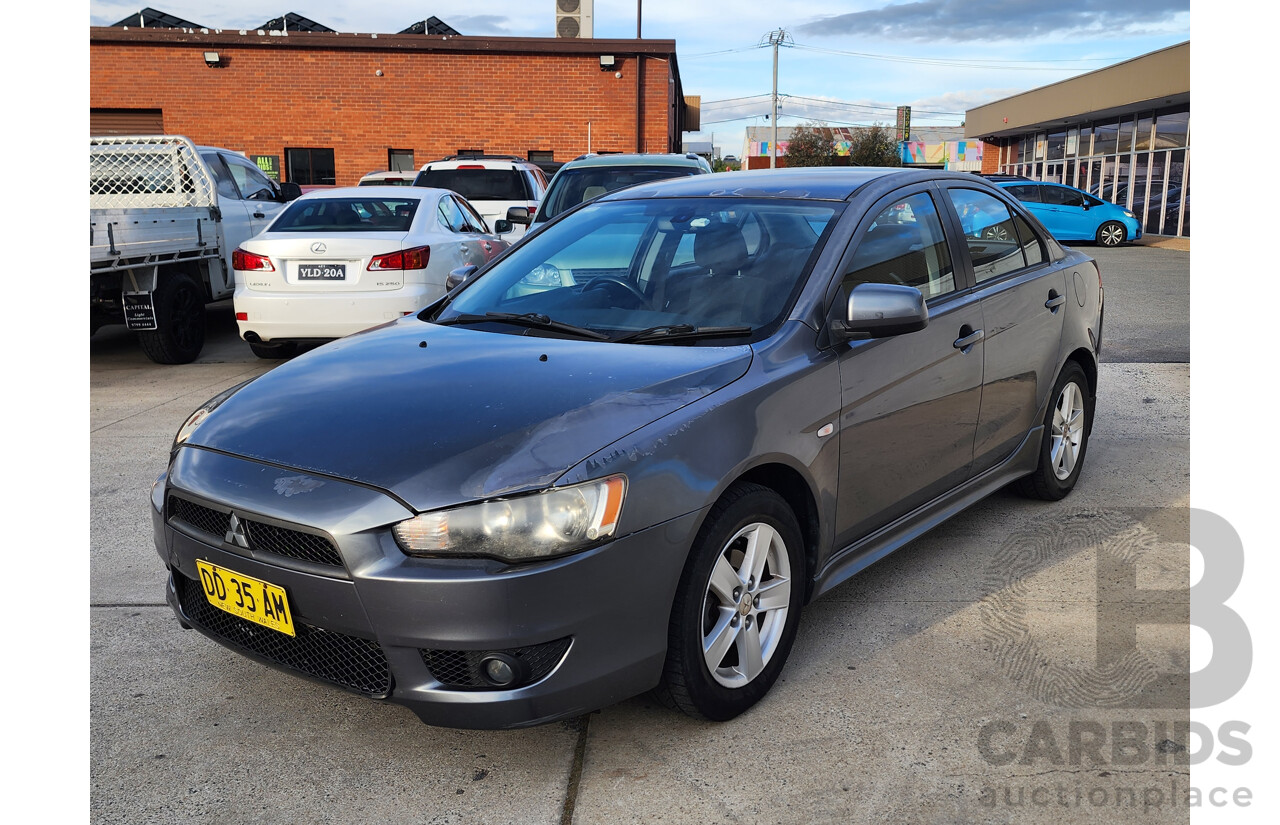 10/2008 Mitsubishi Lancer VR CJ MY09 4d Sedan Grey 2.0L