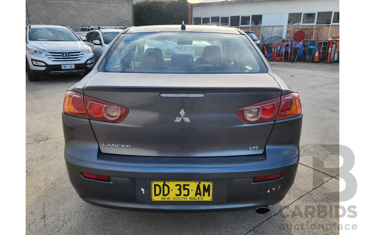 10/2008 Mitsubishi Lancer VR CJ MY09 4d Sedan Grey 2.0L