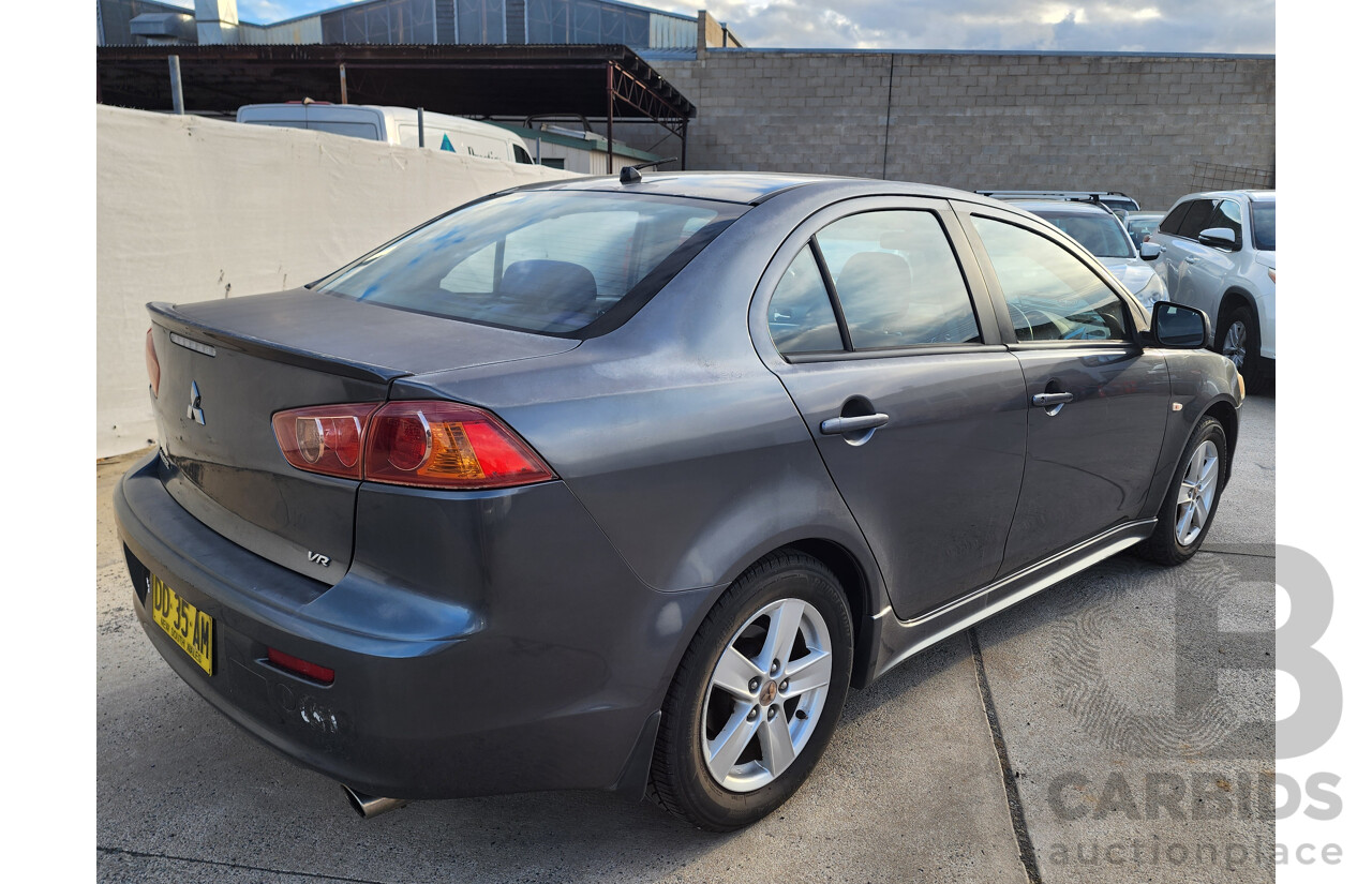 10/2008 Mitsubishi Lancer VR CJ MY09 4d Sedan Grey 2.0L