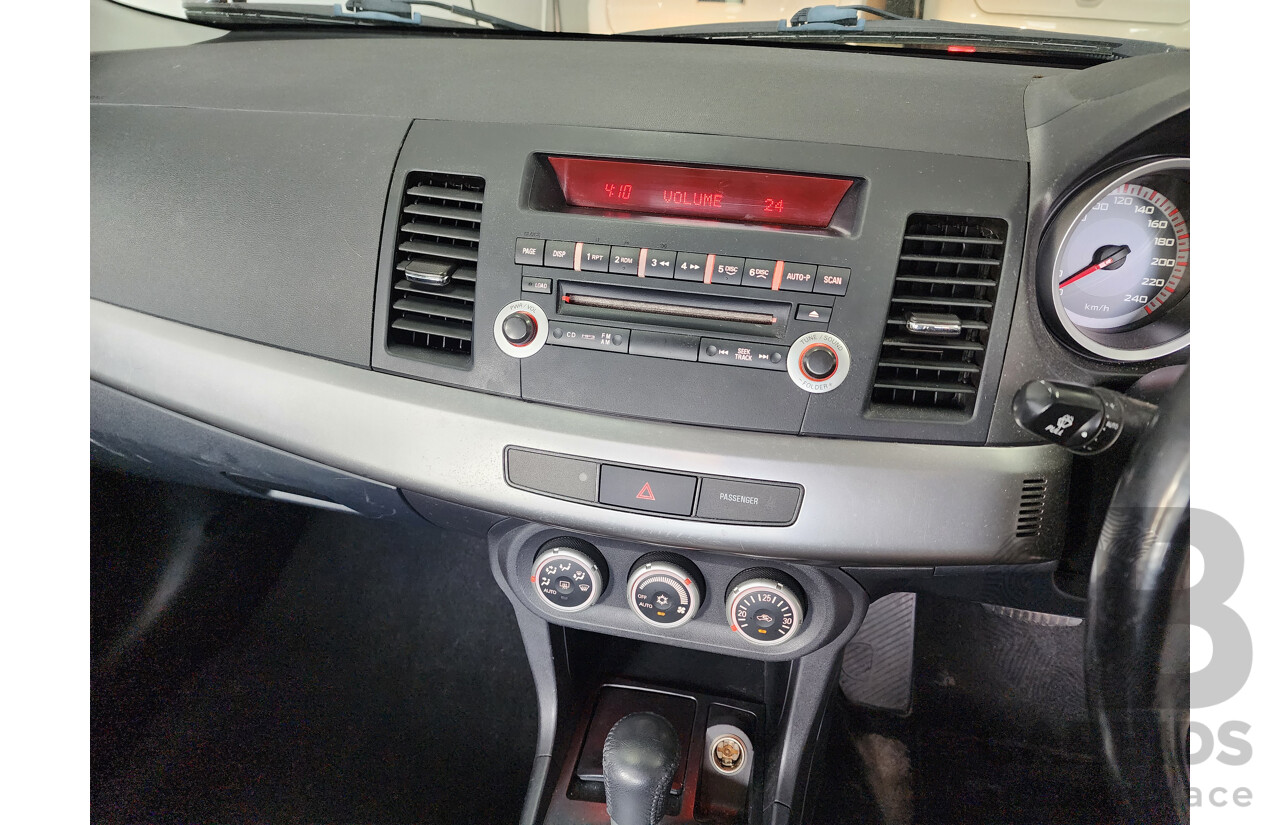 10/2008 Mitsubishi Lancer VR CJ MY09 4d Sedan Grey 2.0L