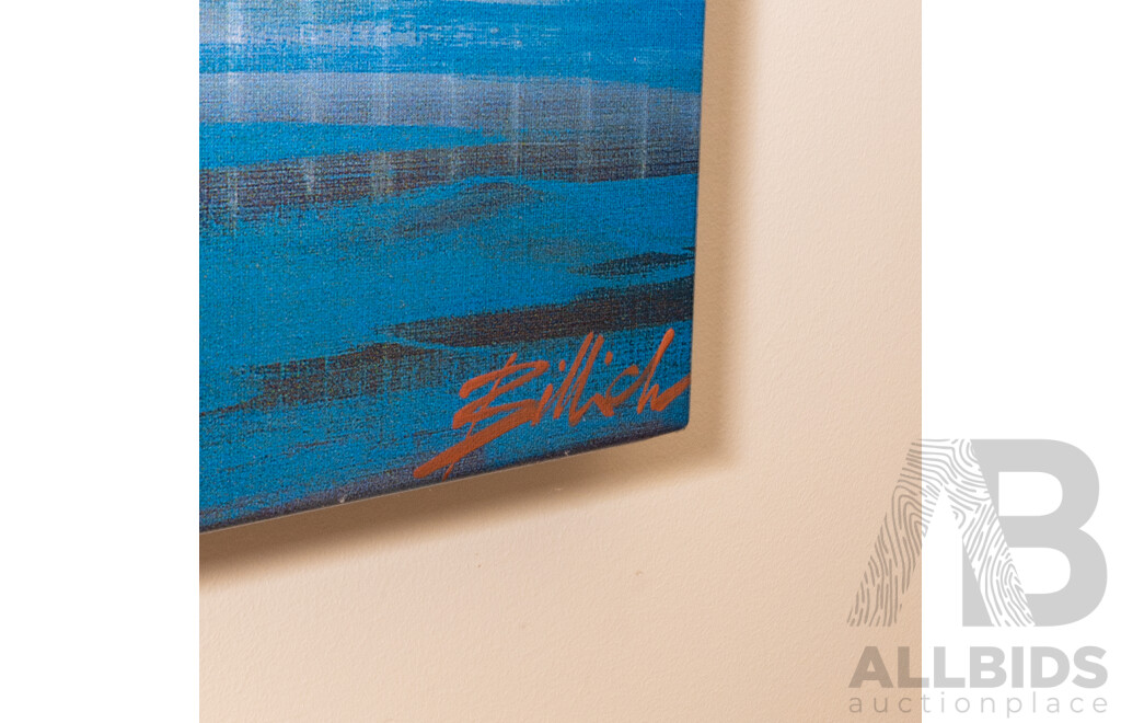 Charles Billich (20th Century, Croatian-Born Australian, 1934-), Canberra Cantata (2003), Original Signed Mixed Media on Canvas, 137H x 244W cm