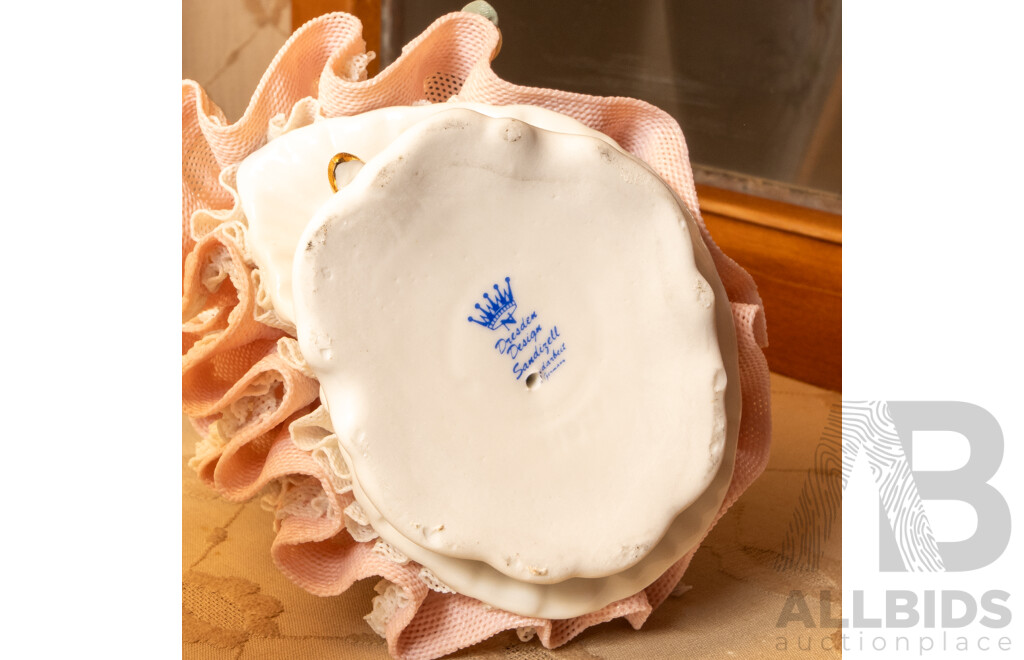 Collection of Meissen Ceramics Including Figurines with Reproduction Snuff Bottle & Opera Glasses