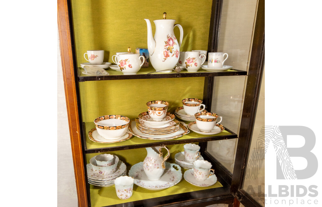 Collection of Teawares, Including Furstenberg and Royal Albert