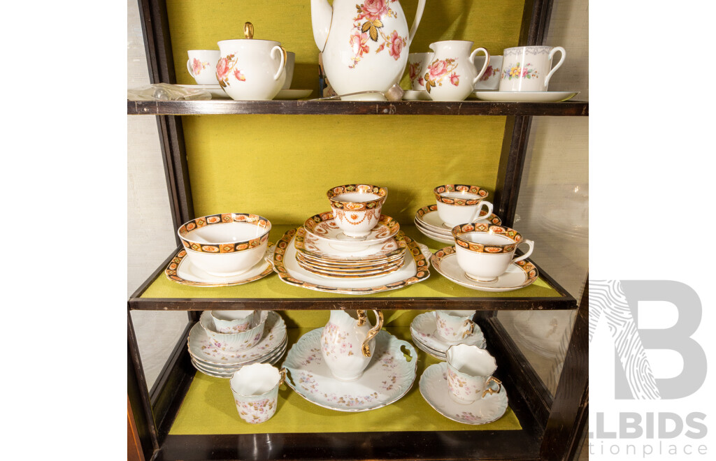 Collection of Teawares, Including Furstenberg and Royal Albert