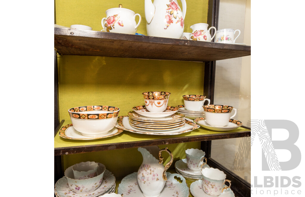 Collection of Teawares, Including Furstenberg and Royal Albert