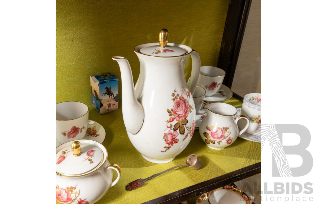 Collection of Teawares, Including Furstenberg and Royal Albert