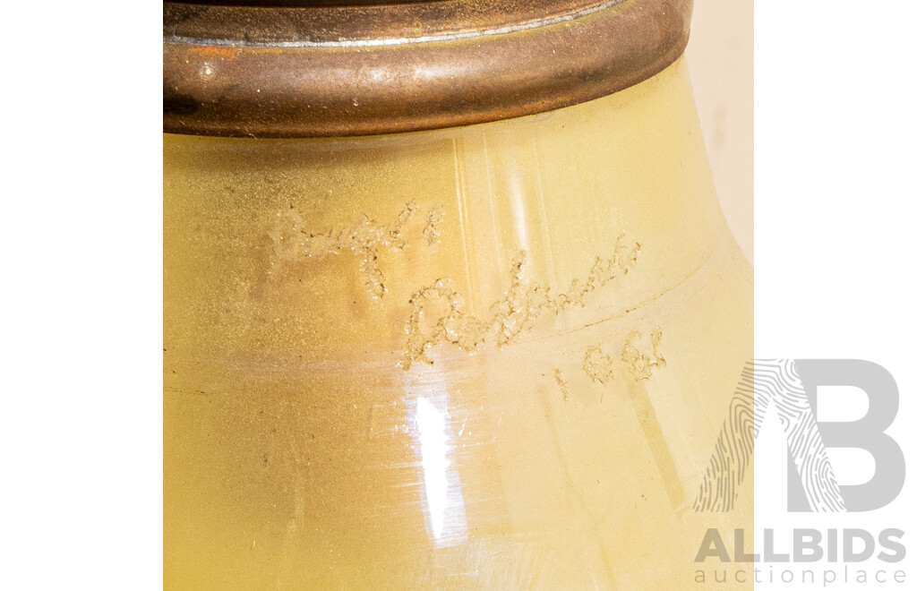 Roger Robinson Studio Art Glass Table Lamp