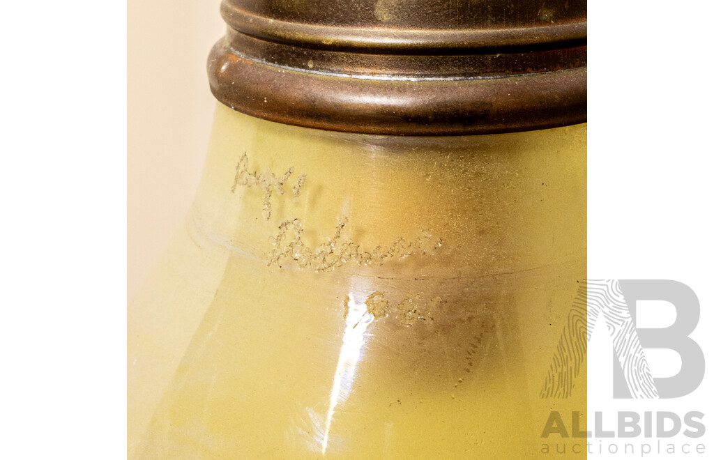 Roger Robinson Studio Art Glass Table Lamp