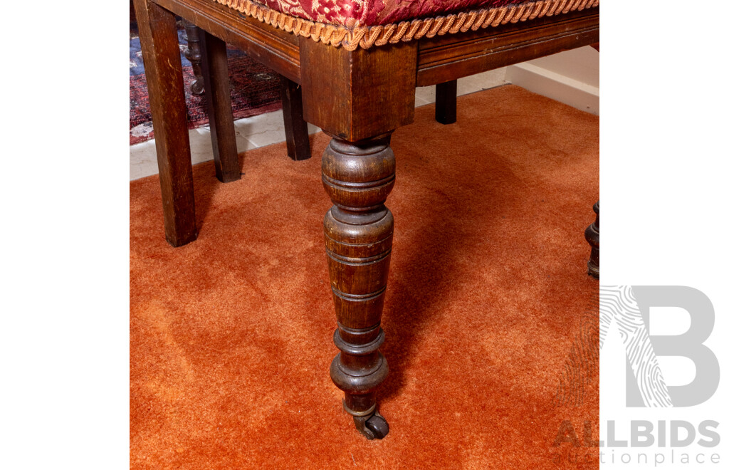Set of Three Edwardian Mahogany Dining Chairs