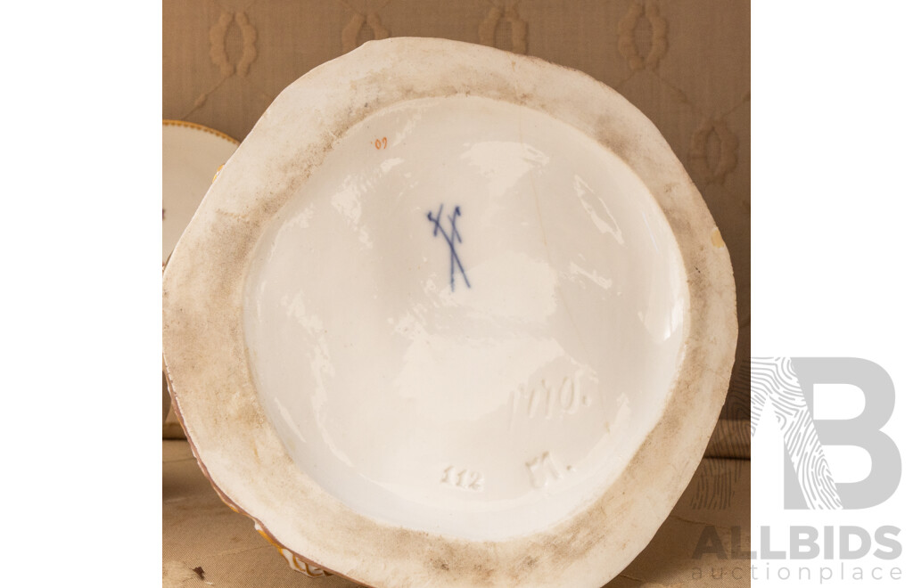 Collection of Meissen Ceramics Including Cabinet Plates & Figurines