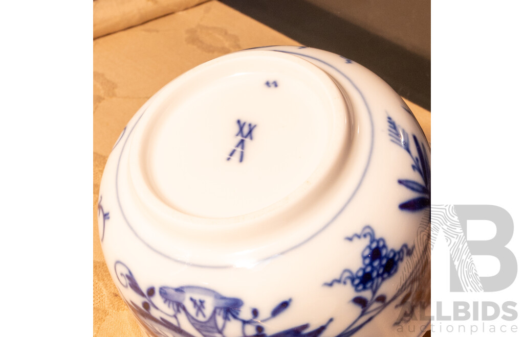 Collection of Meissen Ceramics Including Cabinet Plates, Figurines & an Italian Clock
