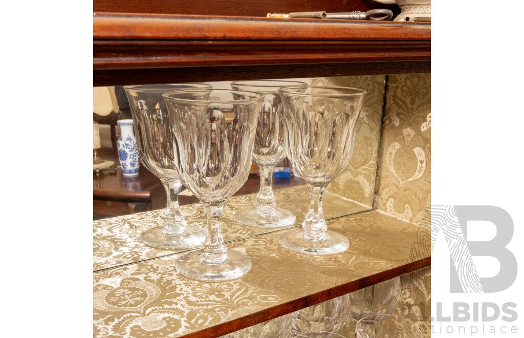 Collection of Single Stem Glassware by Waterford