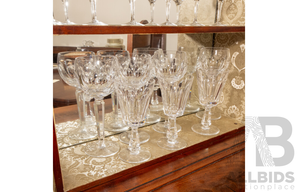 Collection of Single Stem Glassware by Waterford