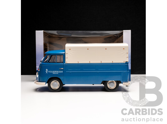 Solido 1950 VW Volkswagen T1 Service Pickup Blue 1:18 Scale Model Car 1:18 Scale Model Car