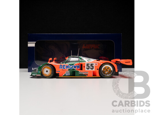Werk83 1991 Mazda 787B Winner of the 24Hr LeMans Renown Livery #55 Weidler / Herbert 1:18 Scale Model Car