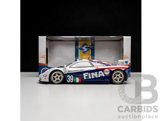 Solido 1996 McLaren F1 GTR LeMans #39 FINA Piquet / Sullivan 1:18 Scale Model Car