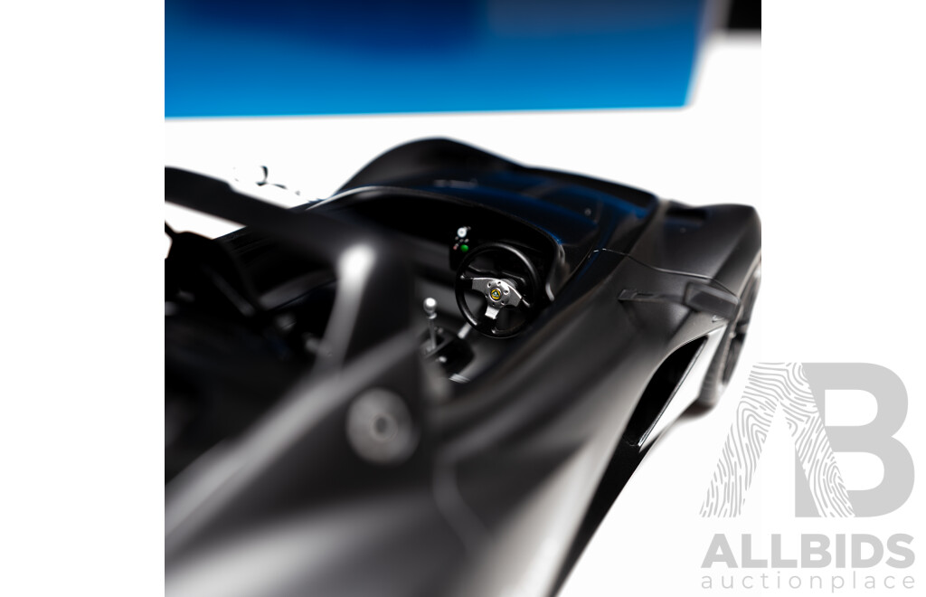 AUTOart Lotus 3-Eleven Matte Black with Gloss Black Accents 75391 1:18 Scale Model Car