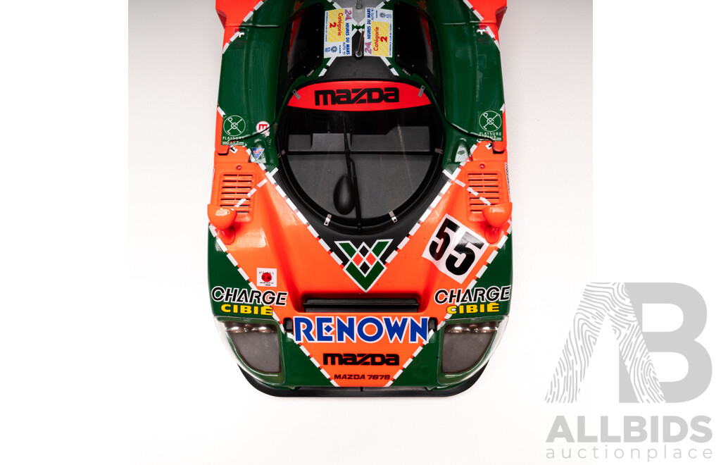Werk83 1991 Mazda 787B Winner of the 24Hr LeMans Renown Livery #55 Weidler / Herbert 1:18 Scale Model Car