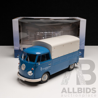 Solido 1950 VW Volkswagen T1 Service Pickup Blue 1:18 Scale Model Car 1:18 Scale Model Car