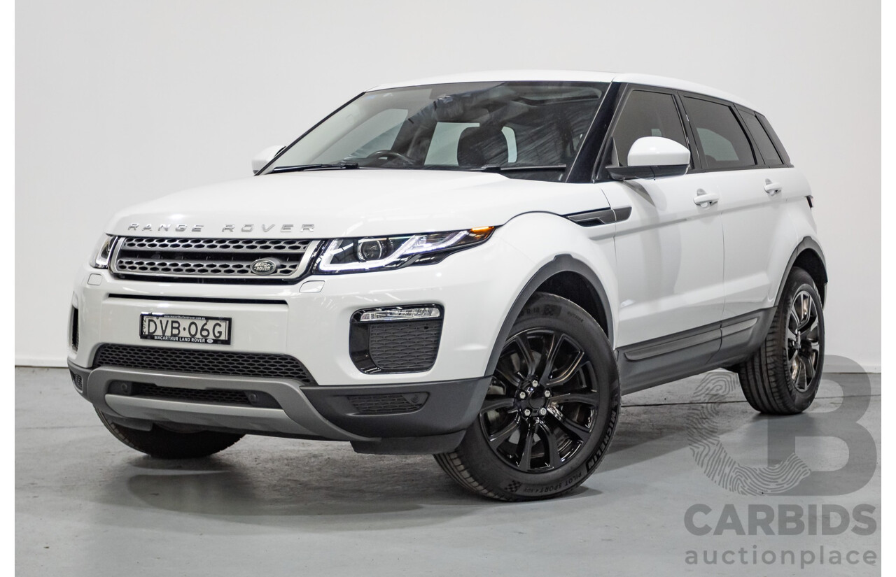 1/2018 Range Rover Evoque TD4 SE AWD LV MY18 5d Wagon Fuji White Turbo Diesel 2.0L