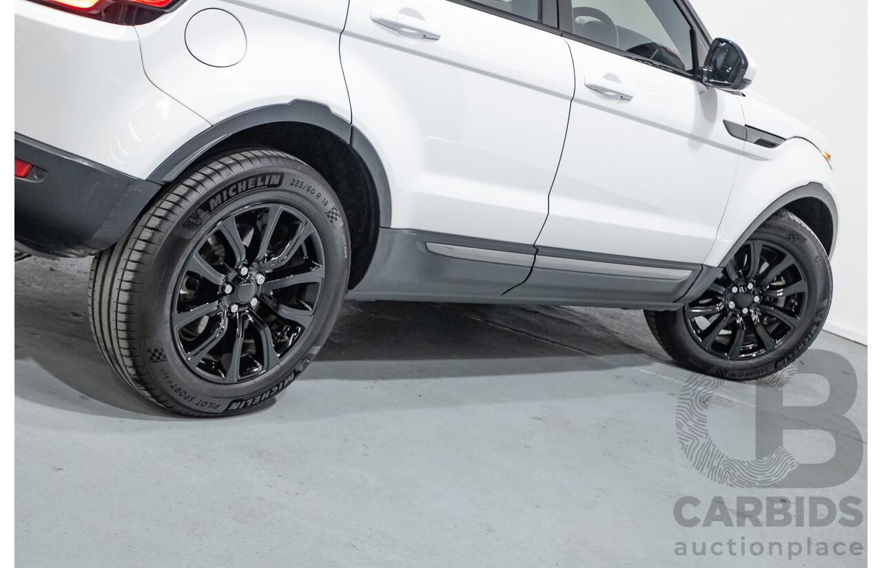 1/2018 Range Rover Evoque TD4 SE AWD LV MY18 5d Wagon Fuji White Turbo Diesel 2.0L
