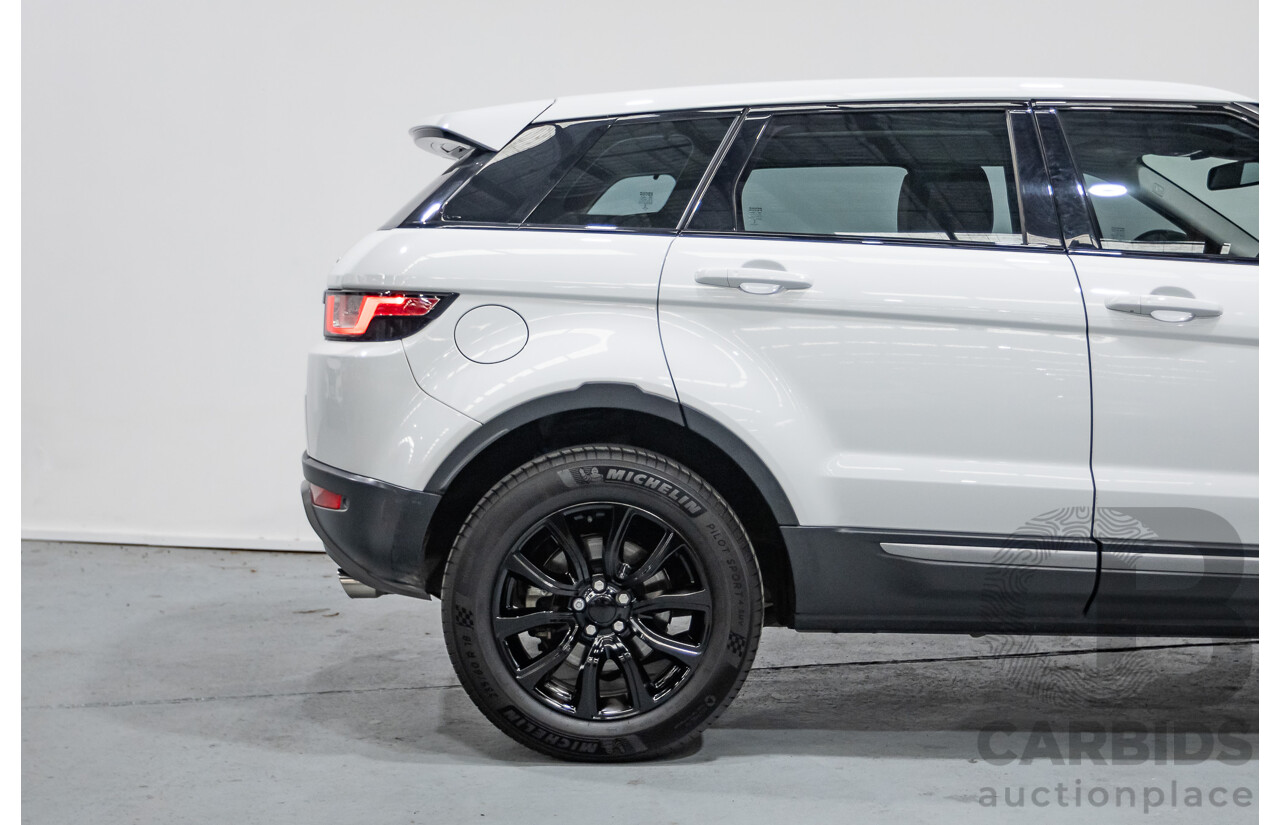 1/2018 Range Rover Evoque TD4 SE AWD LV MY18 5d Wagon Fuji White Turbo Diesel 2.0L