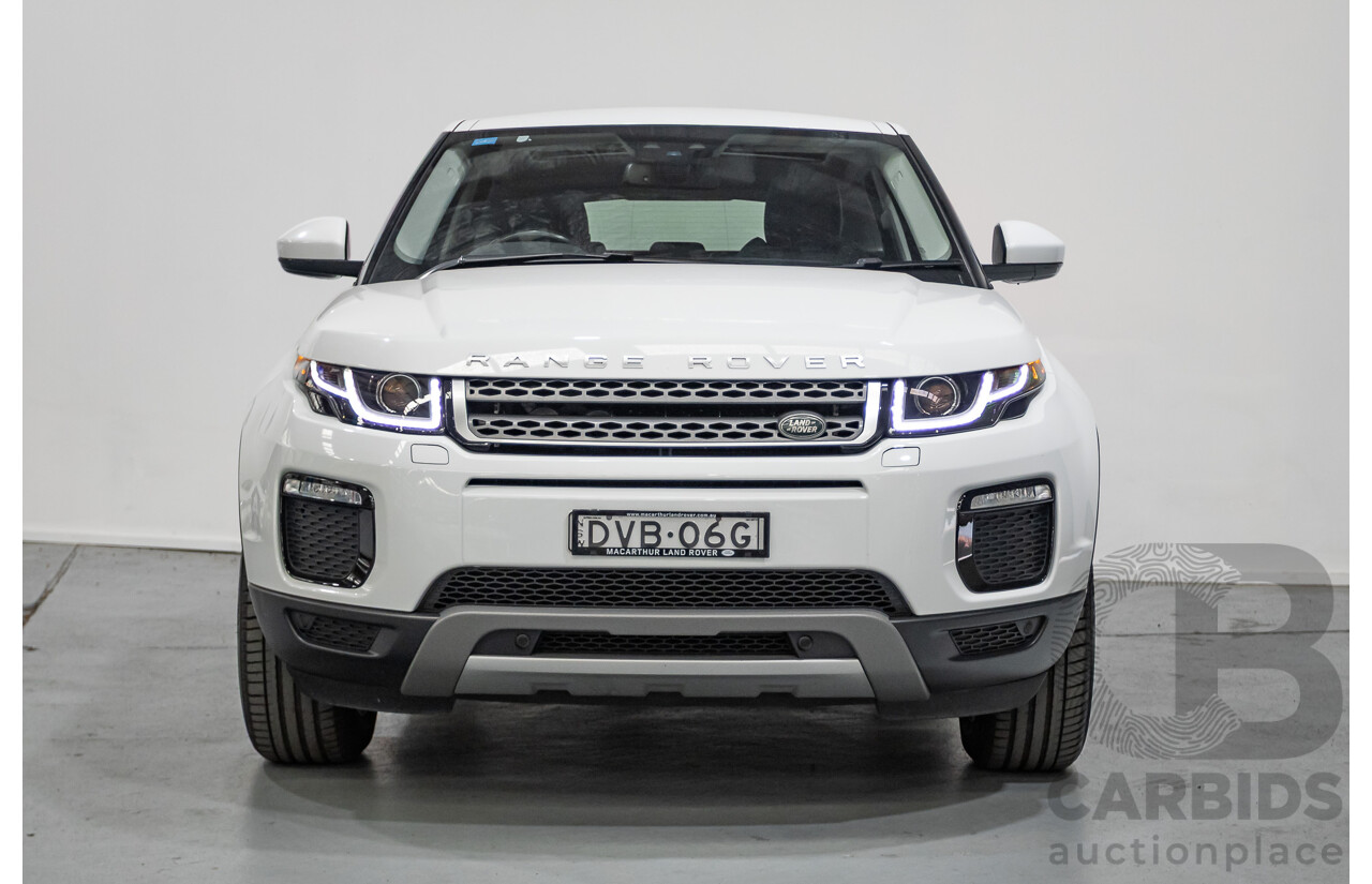1/2018 Range Rover Evoque TD4 SE AWD LV MY18 5d Wagon Fuji White Turbo Diesel 2.0L