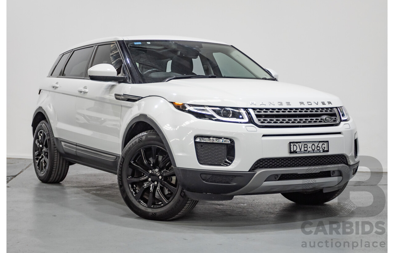 1/2018 Range Rover Evoque TD4 SE AWD LV MY18 5d Wagon Fuji White Turbo Diesel 2.0L