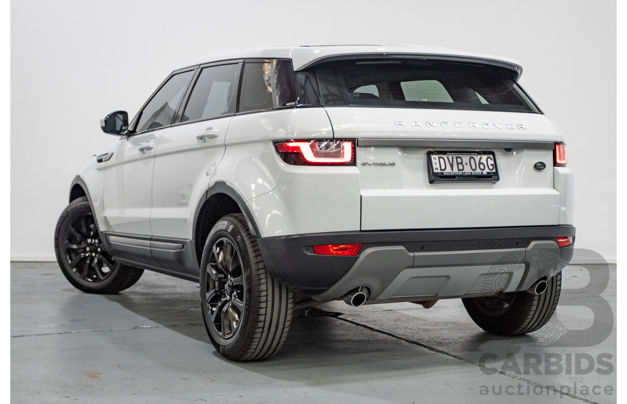1/2018 Range Rover Evoque TD4 SE AWD LV MY18 5d Wagon Fuji White Turbo Diesel 2.0L