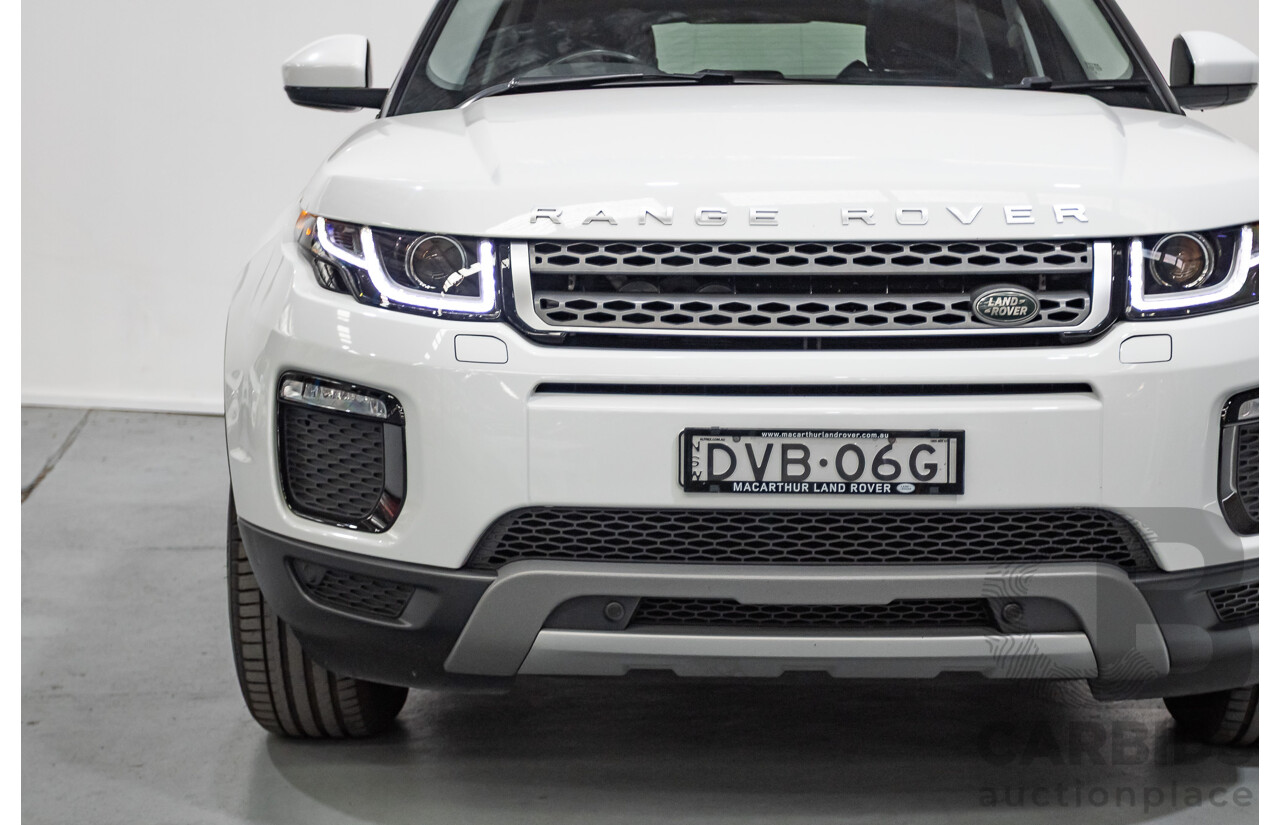 1/2018 Range Rover Evoque TD4 SE AWD LV MY18 5d Wagon Fuji White Turbo Diesel 2.0L