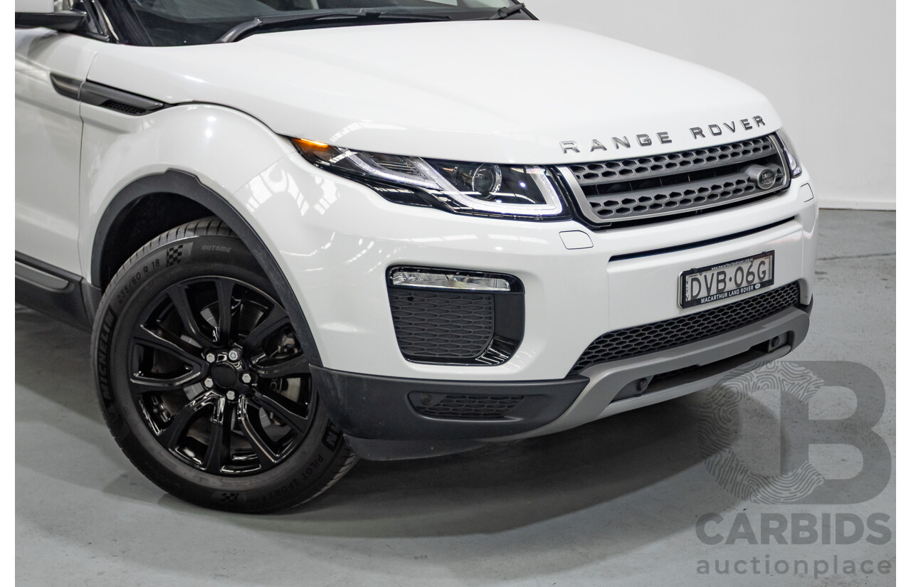 1/2018 Range Rover Evoque TD4 SE AWD LV MY18 5d Wagon Fuji White Turbo Diesel 2.0L