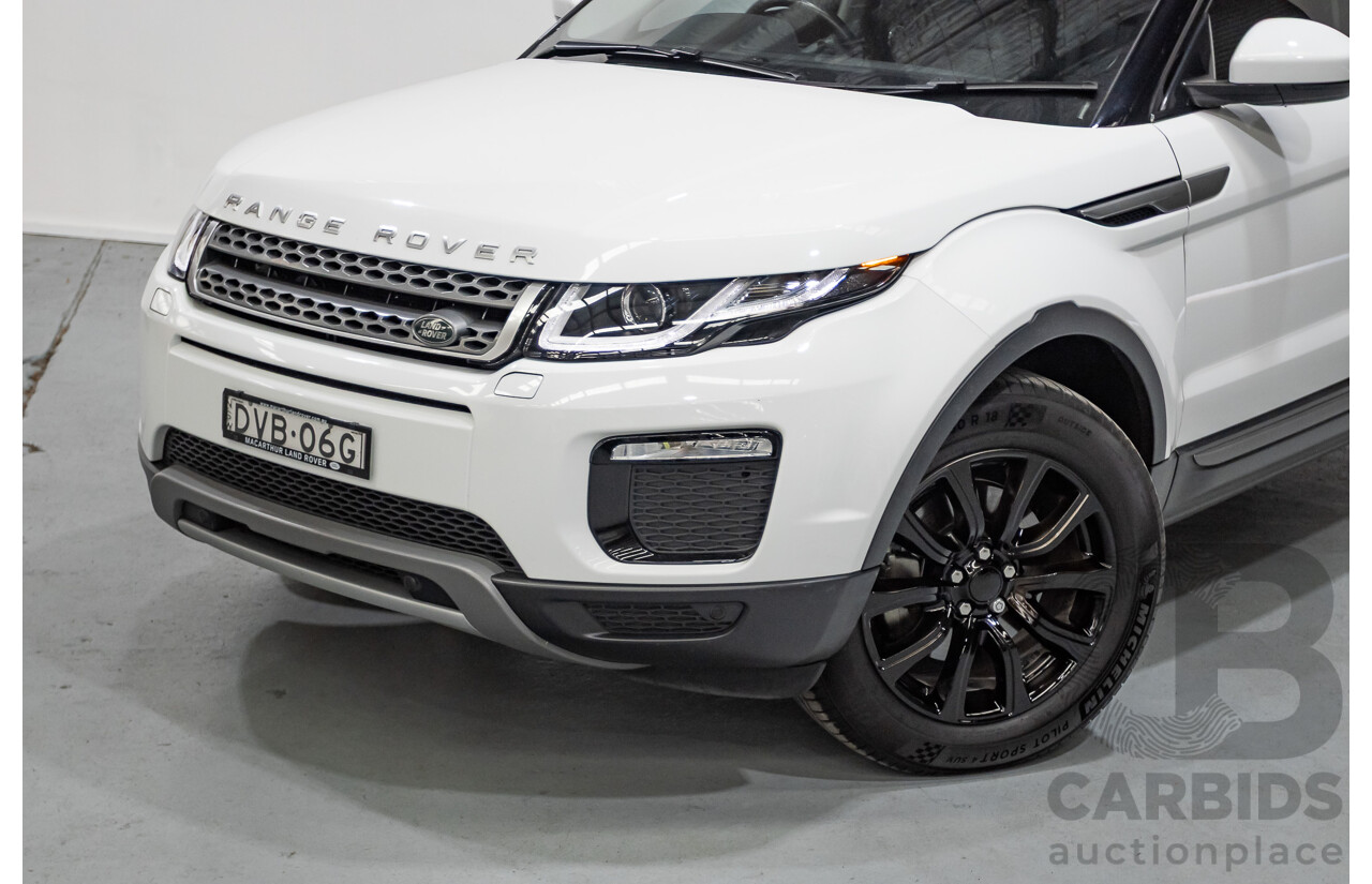 1/2018 Range Rover Evoque TD4 SE AWD LV MY18 5d Wagon Fuji White Turbo Diesel 2.0L