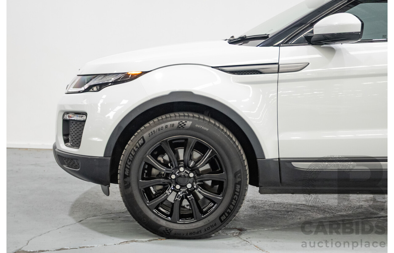 1/2018 Range Rover Evoque TD4 SE AWD LV MY18 5d Wagon Fuji White Turbo Diesel 2.0L
