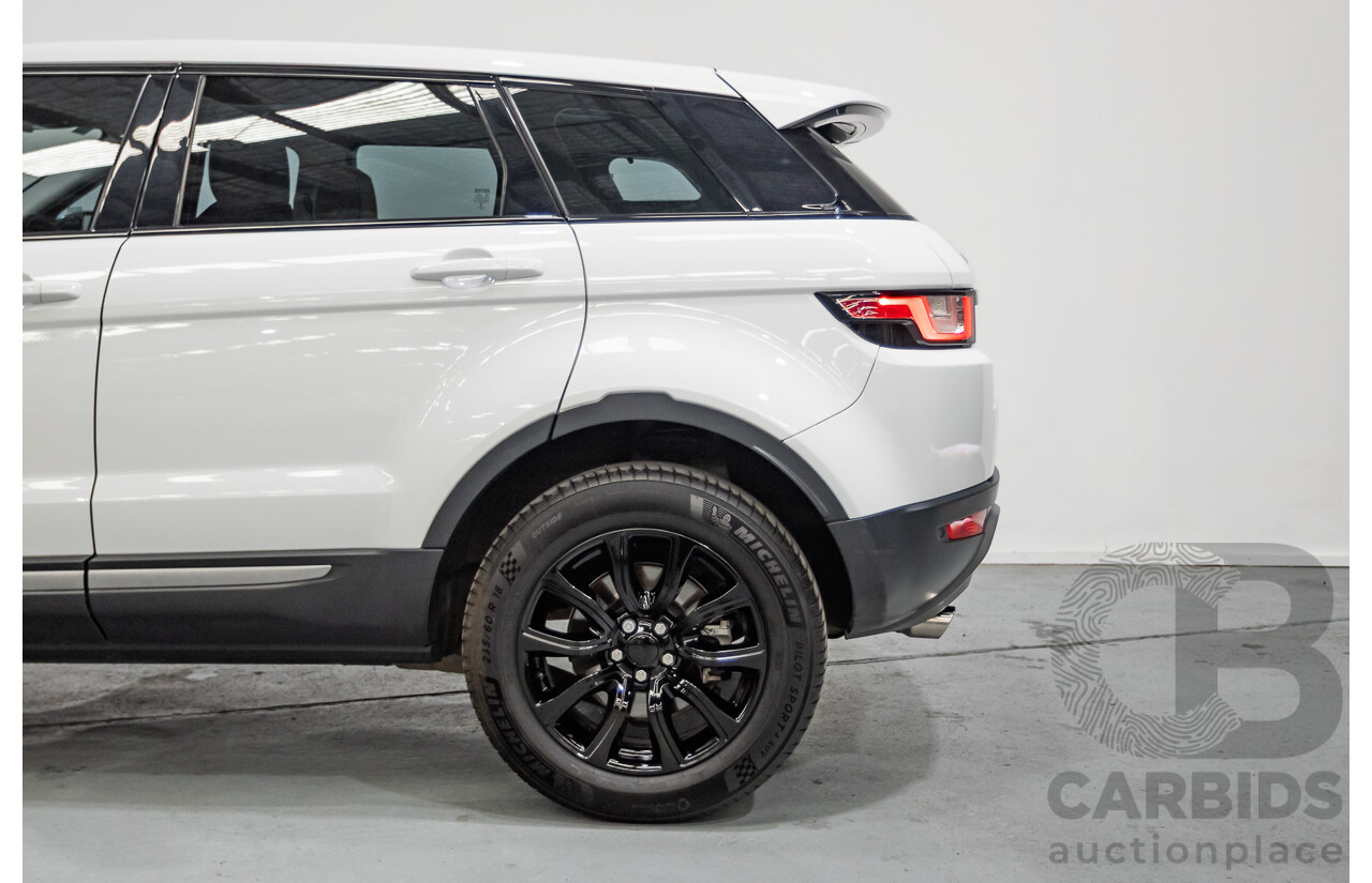 1/2018 Range Rover Evoque TD4 SE AWD LV MY18 5d Wagon Fuji White Turbo Diesel 2.0L