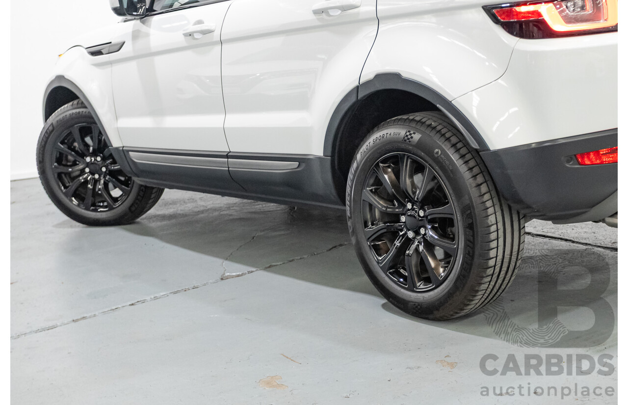 1/2018 Range Rover Evoque TD4 SE AWD LV MY18 5d Wagon Fuji White Turbo Diesel 2.0L