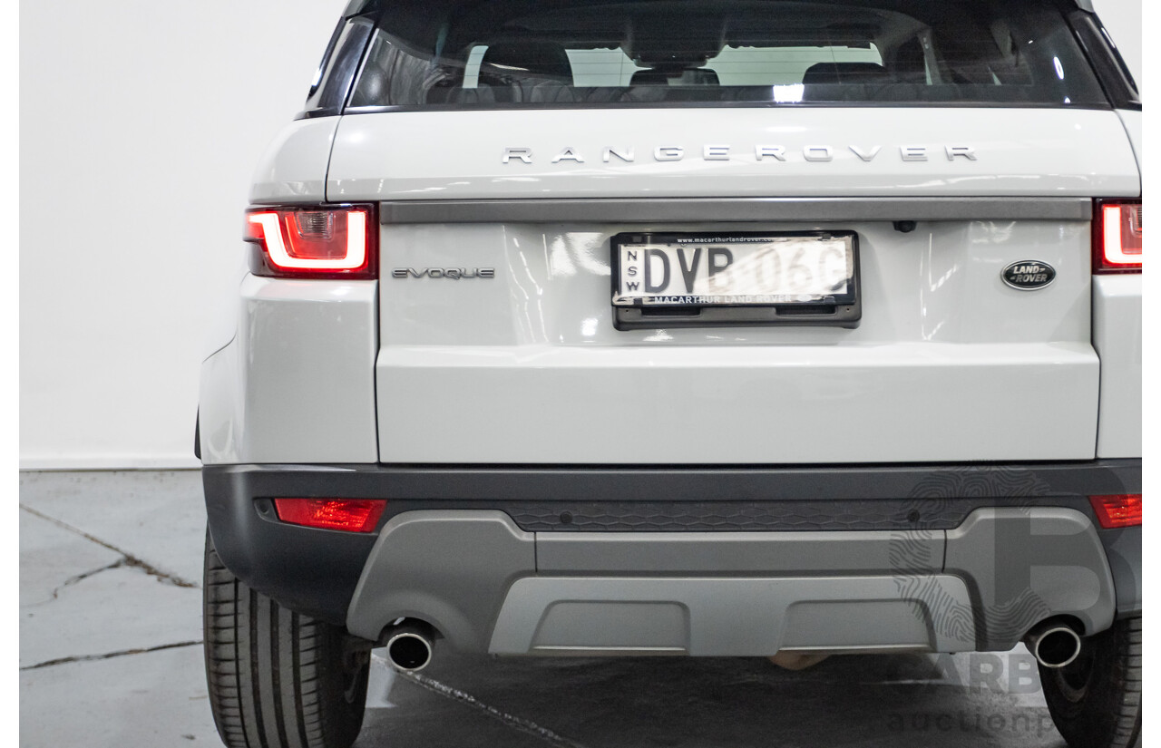 1/2018 Range Rover Evoque TD4 SE AWD LV MY18 5d Wagon Fuji White Turbo Diesel 2.0L