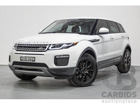 1/2018 Range Rover Evoque TD4 SE AWD LV MY18 5d Wagon Fuji White Turbo Diesel 2.0L