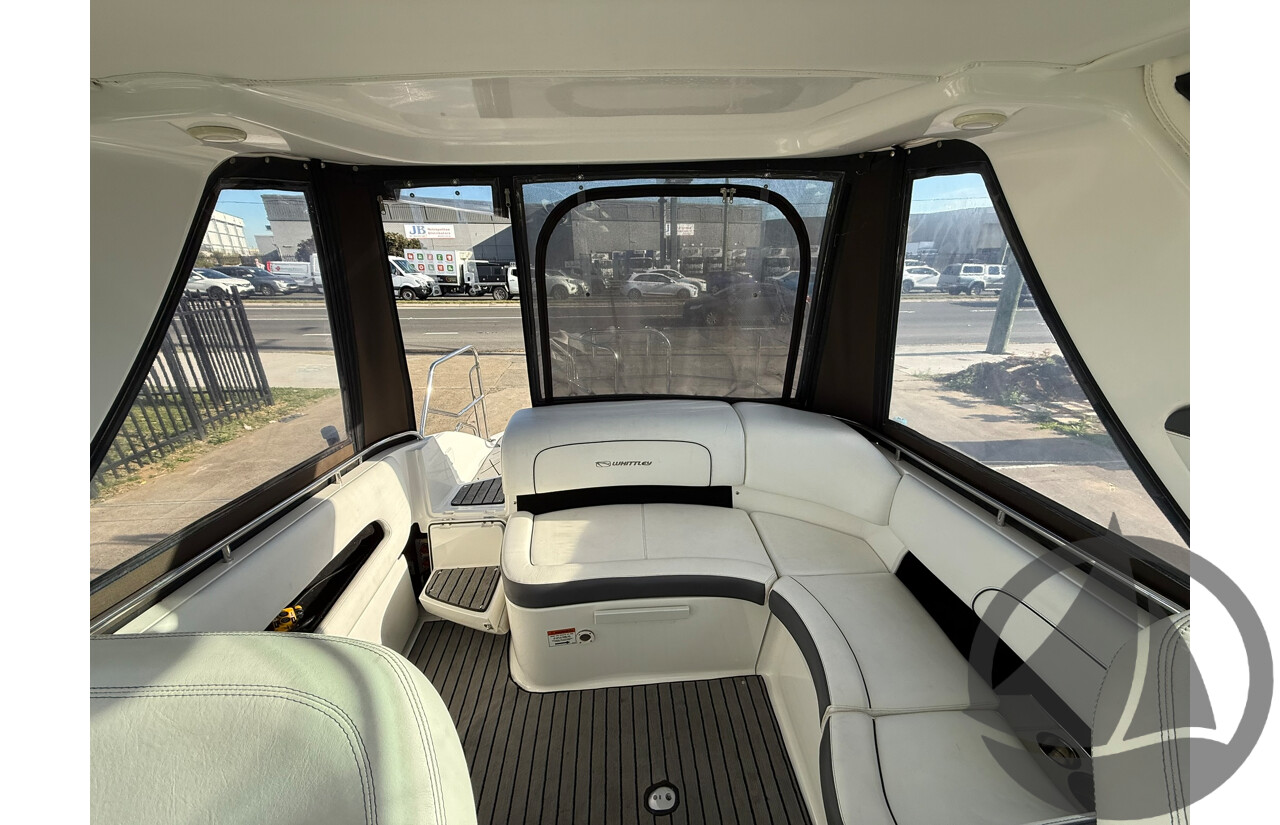 NO RESERVE PRE-LOVED/USED - 2017 Whittley 2600 CR, Volvo Penta 240, 73 Hrs