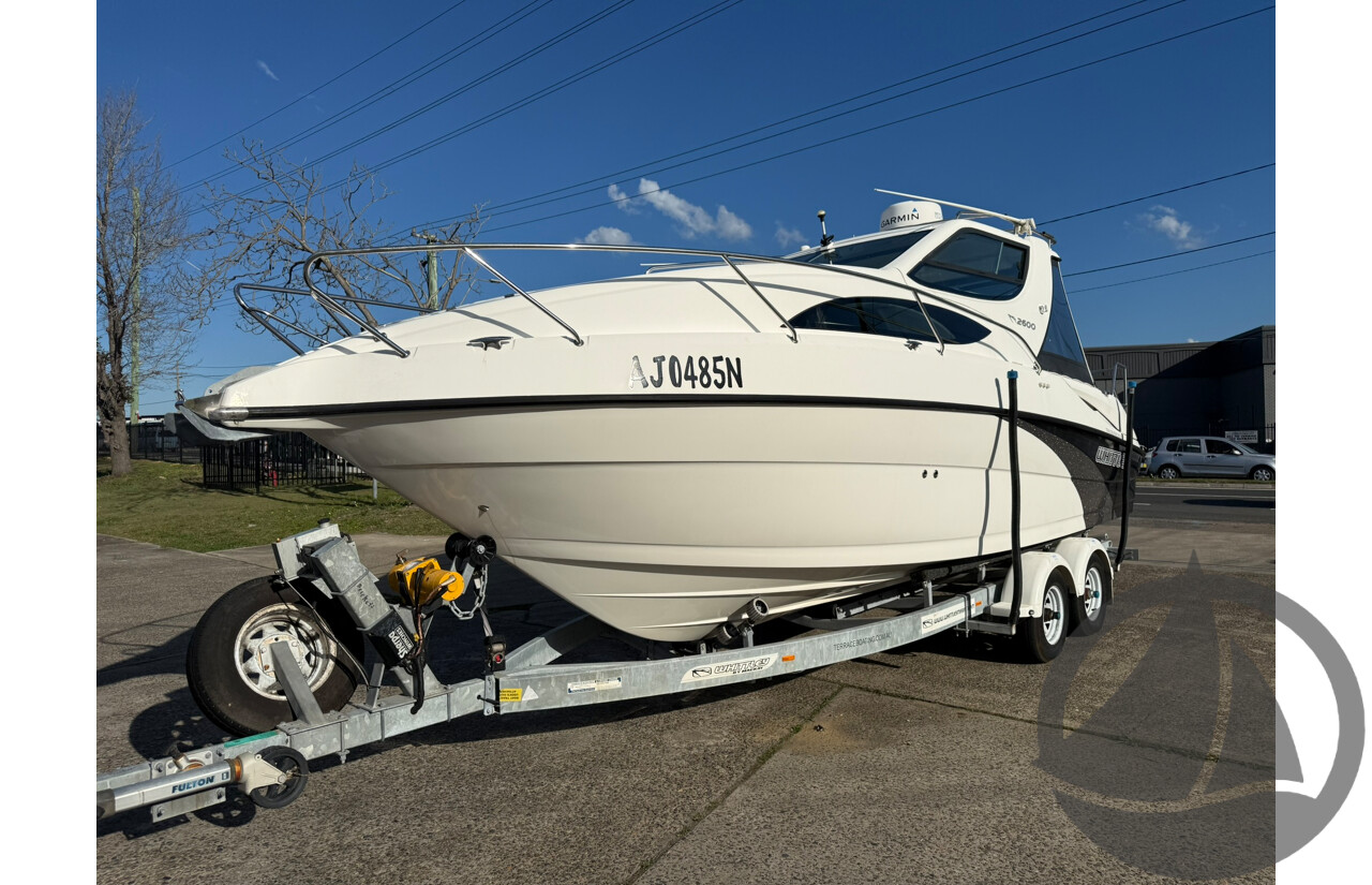 NO RESERVE PRE-LOVED/USED - 2017 Whittley 2600 CR, Volvo Penta 240, 73 Hrs